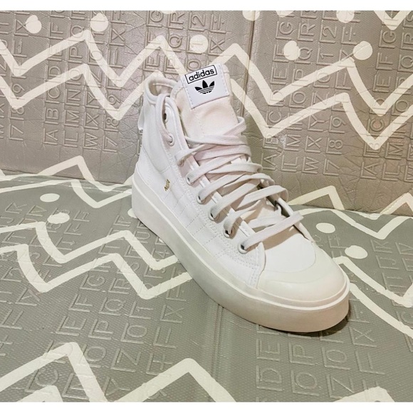 Adidas chunky platforms nizza special edition white - Picture 2 of 9